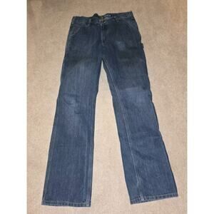 CARHARTT Carpenter Jeans 34x34 Men's Relaxed Blue 103327-966 Work